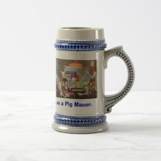 De officiële Pig Mauer Limited Edition Stein Bierpul