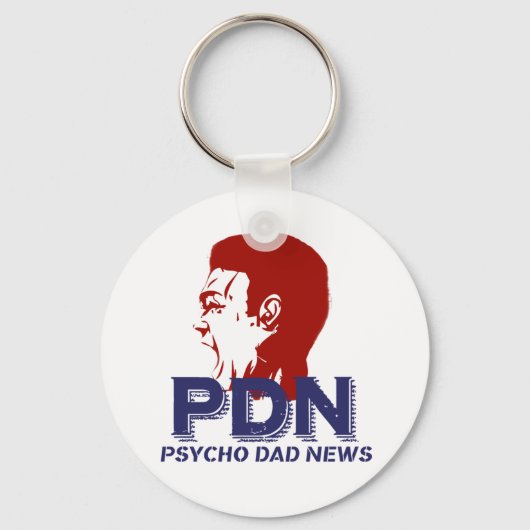 De OFFICIËLE Psycho Dad News Sleutelhanger (Voorkant)