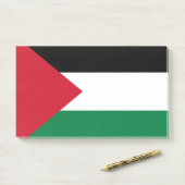de officiële staat Palestina land vlag Post-it® Notes (Op bureau)