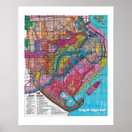 De Officiële Stad van Voltz Plattegrond Poster (2)
