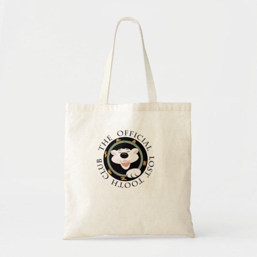 De officiële verloren tandenbadge tote bag (Voorkant)