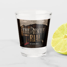 De officiële wereldpremière-retro van The Rescue T Shot Glas