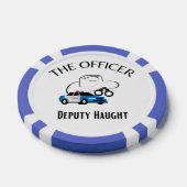 De officier poker chips (Enkel)