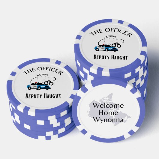 De officier poker chips (Opstapeling)