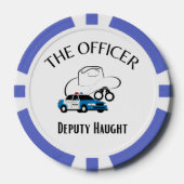 De officier poker chips (Voorkant)