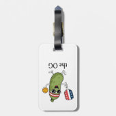 De OG Pickleballer Bagagelabel (Achterkant verticaal)