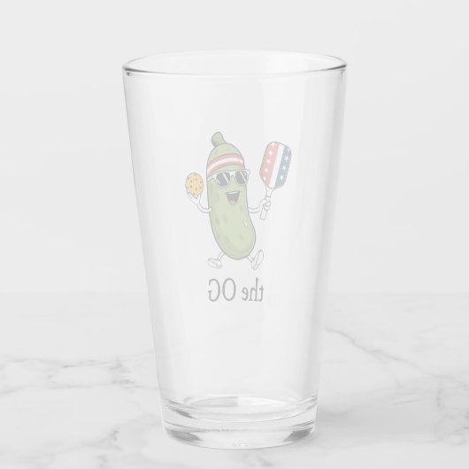 De OG Pickleballer Glas (Achterkant)