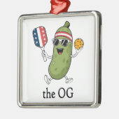De OG Pickleballer Metalen Ornament (Links)