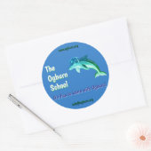 De Ogburn School Dolfijn Mascotte Stickers (Envelop)