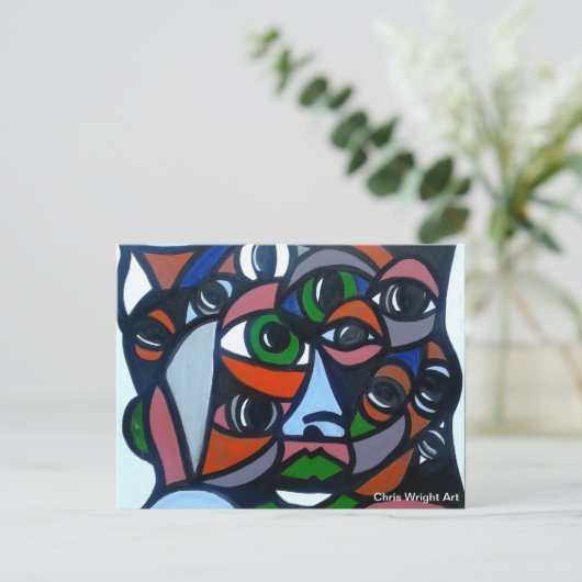 De ogen 2012 briefkaart (Staand voorkant)