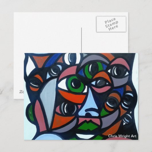 De ogen 2012 briefkaart (Voorkant / Achterkant)