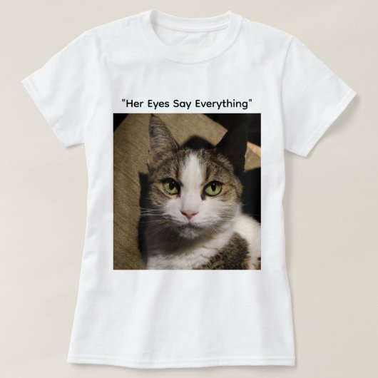 "De ogen die spreken" T-shirt (Design voorkant)