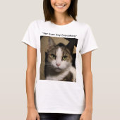 "De ogen die spreken" T-shirt (Voorkant)