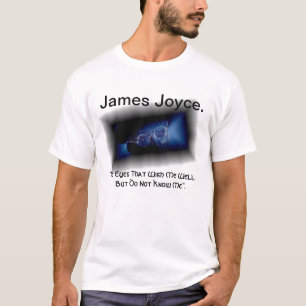 "De ogen die zien" James Joyce citeert T Shirt. T-shirt