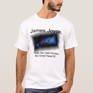 "De ogen die zien" James Joyce citeert T Shirt. T-shirt