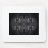 de ogen hebben een witte Muismat (Voorkant)