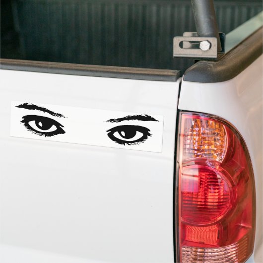 De ogen hebben het bumpersticker (Op Truck)