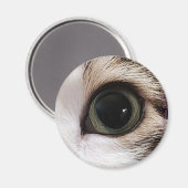 "De ogen hebben het" kattenoog #2 magneet (Voorkant / Achterkant)