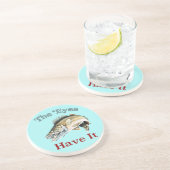 De ogen hebben het. . . Walleyes dat Zandsteen Onderzetter (Zijkant)