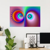 De ogen van de gememmerde poster (Thuiskantoor)