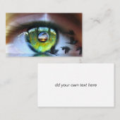 De ogen van de houder van de zeep-dispenser en -to visitekaartje (Voorkant / Achterkant)