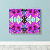 De ogen van de kunstenaar canvas afdruk (Insitu (Houten vloer))