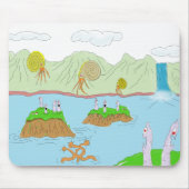 de ogen van de ooze hebben ogen muismat (Voorkant)