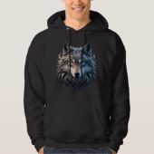 De ogen van de wolf hoodie (Voorkant)