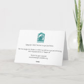 De ogen van een dier kaart (Achterkant)