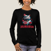 De ogen van een edele katachtige Tri-Blend shirt (Voorkant)