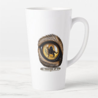 De ogen van een kat liegen nooit latte mok