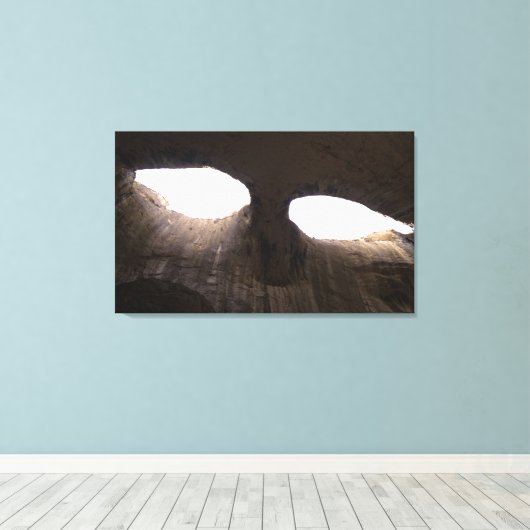 De ogen van God Wall Art Print (Insitu (Houten vloer))