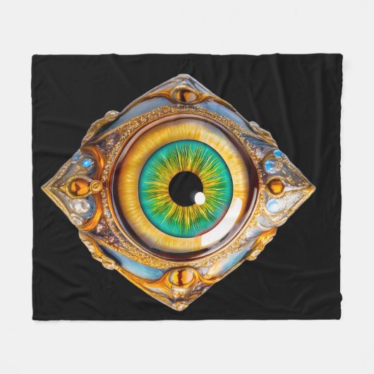 De ogen van het universum 10 fleece deken (Voorkant (Horizontaal))