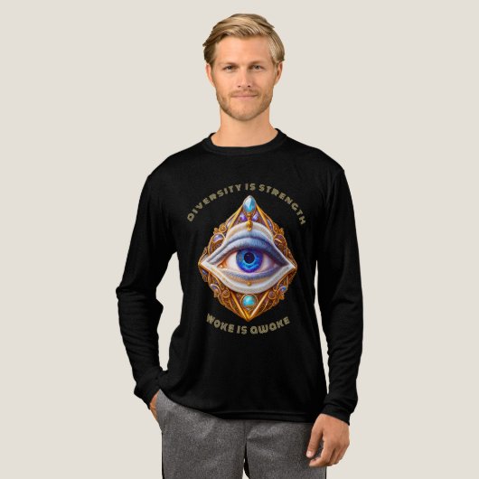 De ogen van het universum 12 Tri-Blend shirt (Voorkant)