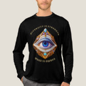 De ogen van het universum 12 Tri-Blend shirt (Voorkant volledig)