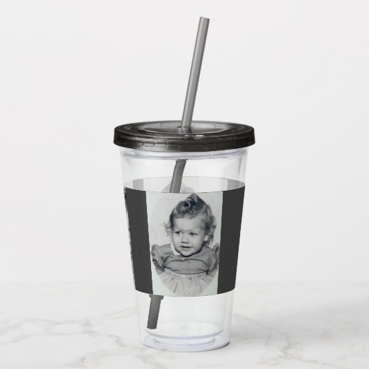 De ogen van Keke Acrylplukker Acryl Drinkbeker (Achterkant)