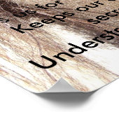 De ogen van Wisdom Poster (Hoek)