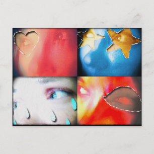 De ogen vertellen alle Briefkaart