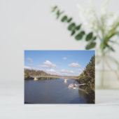 De Ohio-brug Briefkaart (Staand voorkant)