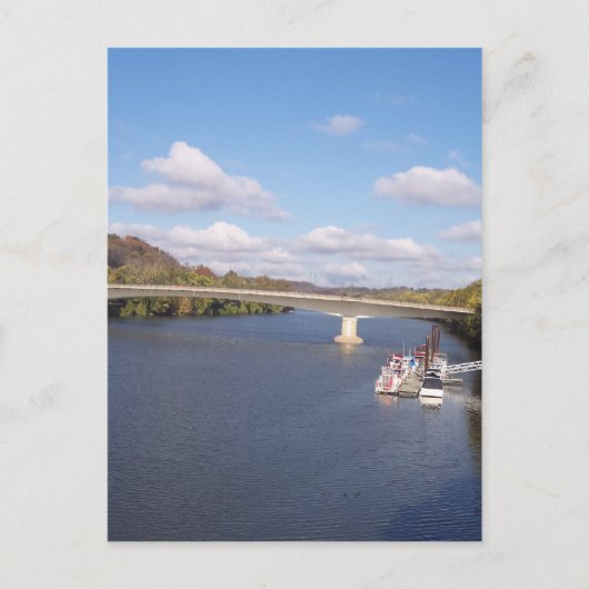 De Ohio-brug Briefkaart (Voorkant)