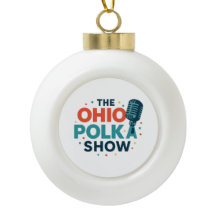 De OHIO Polka Show Sneeuwvlok Omlijst Hanger