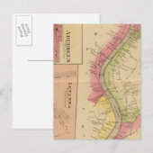 De Ohio-rivier en Valley 2 Briefkaart (Voorkant / Achterkant)