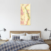 De Ohio-rivier en Valley 2 Canvas Afdruk (Insitu (Slaapkamer))