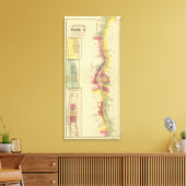 De Ohio-rivier en Valley 3 Canvas Afdruk (Insitu (Woonkamer))