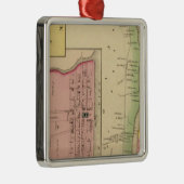 De Ohio-rivier en Valley 3 Metalen Ornament (Rechts)