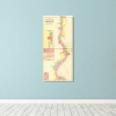 De Ohio-rivier en Valley 4 Canvas Afdruk (Insitu (Houten vloer))