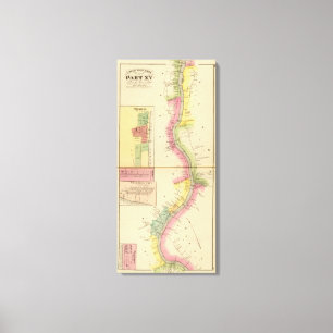 De Ohio-rivier en Valley 4 Canvas Afdruk