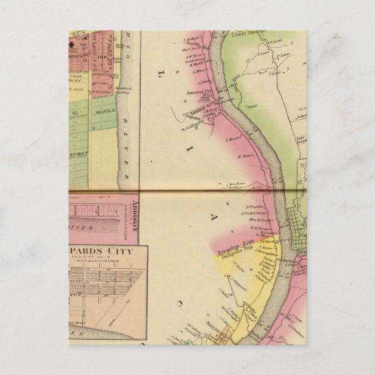 De Ohio-rivier en Valley 5 Briefkaart (Voorkant)