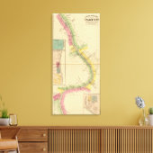 De Ohio-rivier en Valley 5 Canvas Afdruk (Insitu (Woonkamer))