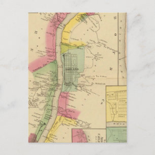 De Ohio-rivier en Valley 6 Briefkaart